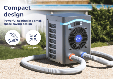 Gre Mini Warmtepomp HPM40, 5,5 kW - Azzura Pool