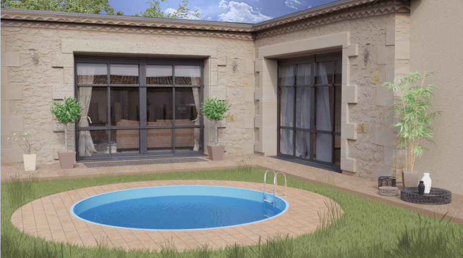 Gre Moorea Rond Ø420 x 150 cm - Azzura Pool
