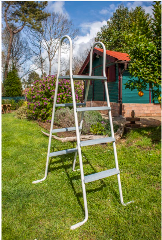 Gre Standaard Zwembadladder 134 cm met Platform - ET1213 - Azzura Pool