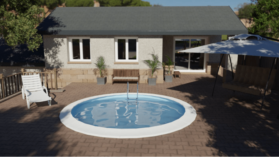 Gre Sumatra Rond Ø350 x ↕120 cm - Azzura Pool