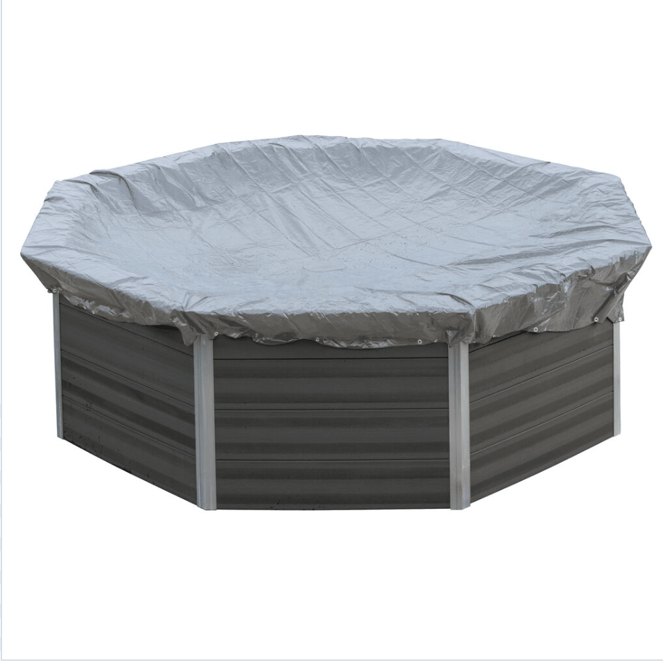 GRE Winterafdekking Rond – Zeil Ø460 cm, voor Composite Zwembaden Ø410 cm (580 g/m²) - Azzura Pool