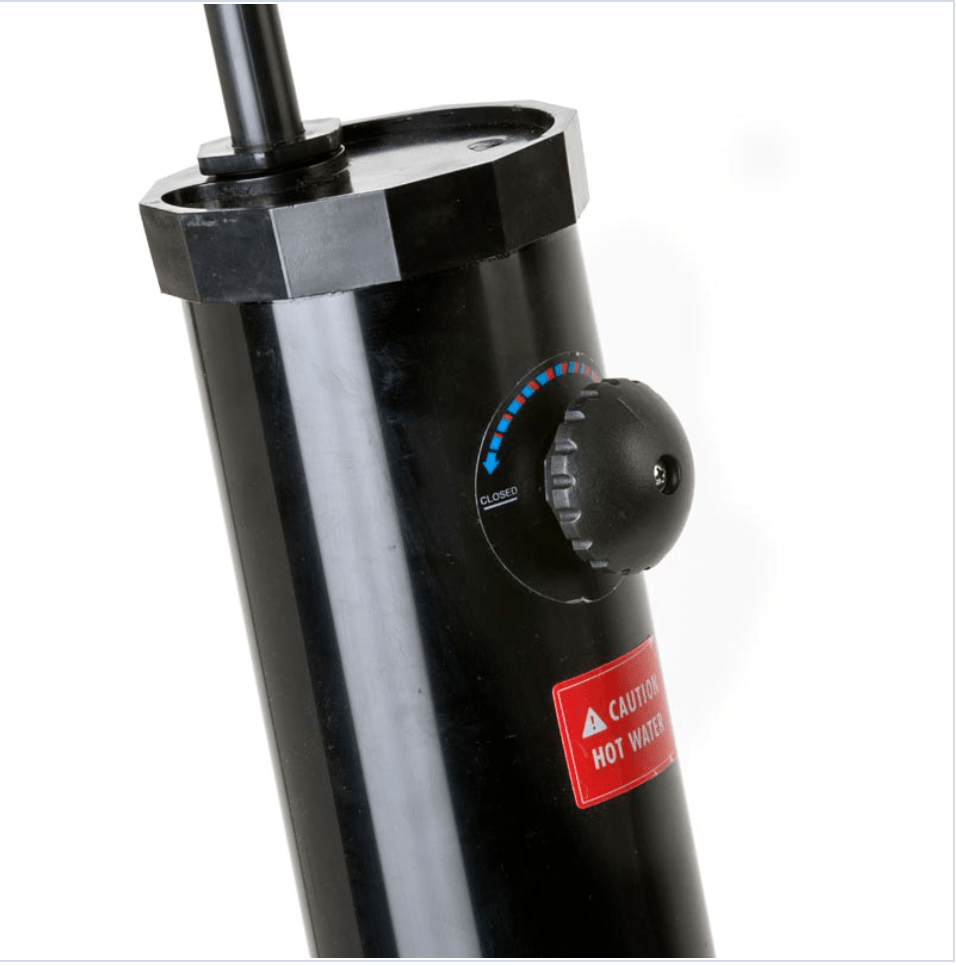 Gre Zonnedouche PVC zwart - 9 L - Azzura Pool