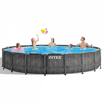 Intex Greywood Prisma-Rahmen Ø549 x 122 cm