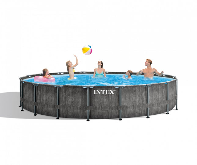 Intex Greywood Prisma-Rahmen Ø549 x 122 cm
