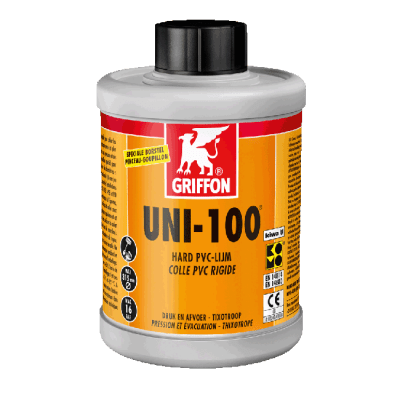 Griffon UNI-100 Hard PVC-lijm 500ml - Azzura Pool