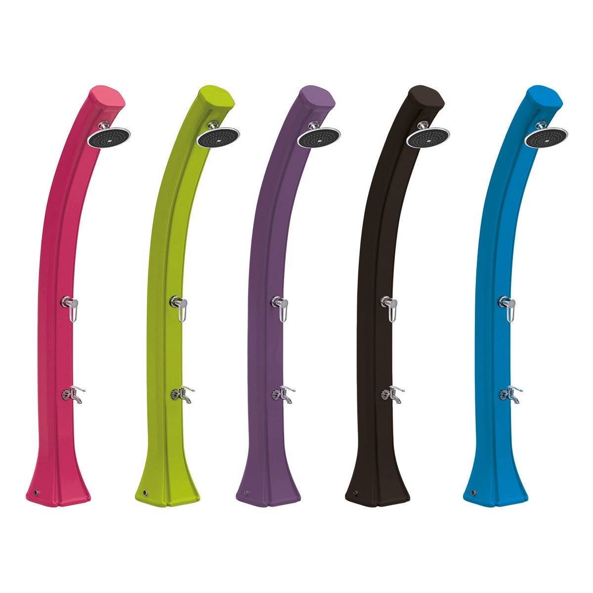 Happy 4x4 zonnedouche met voeten douche - 44L - Blauw - Azzura Pool