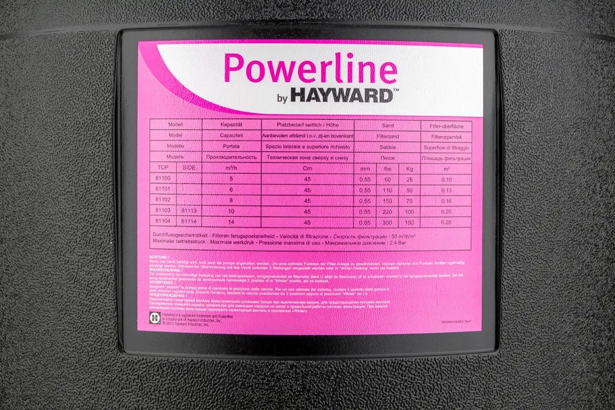 Hayward Powerline zandfilterset 14m³/u - Azzura Pool