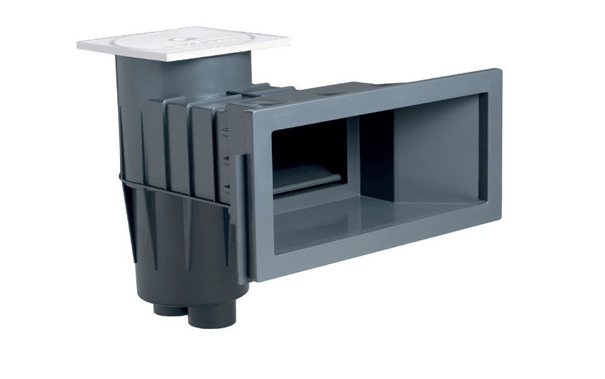 Hayward skimmer brede mond voor folie/liner - Donkergrijs - Azzura Pool