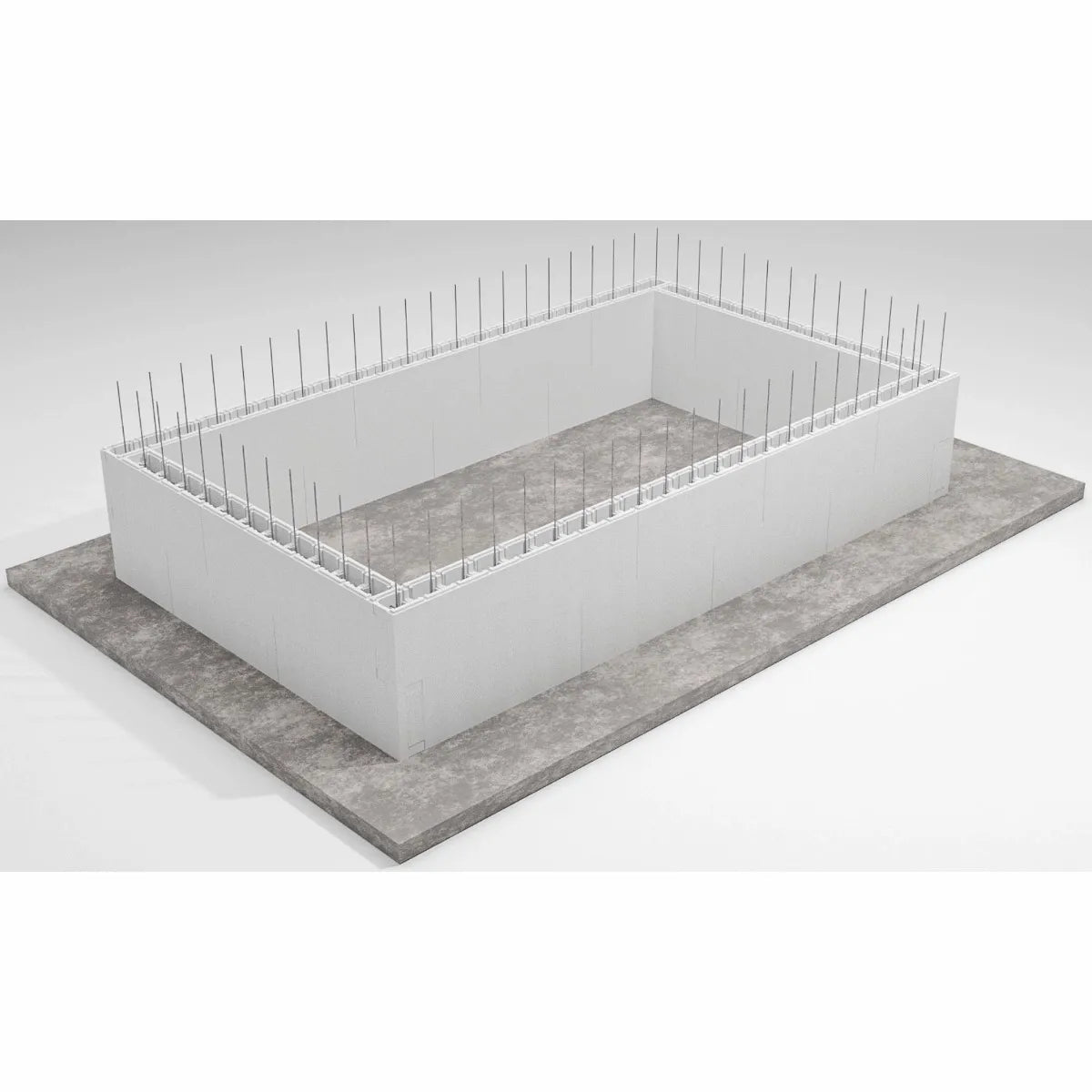 High Density Polystyreen zwembad zelfbouwpakket - 10,00 x 5,00 x 1,50 m - Azzura Pool