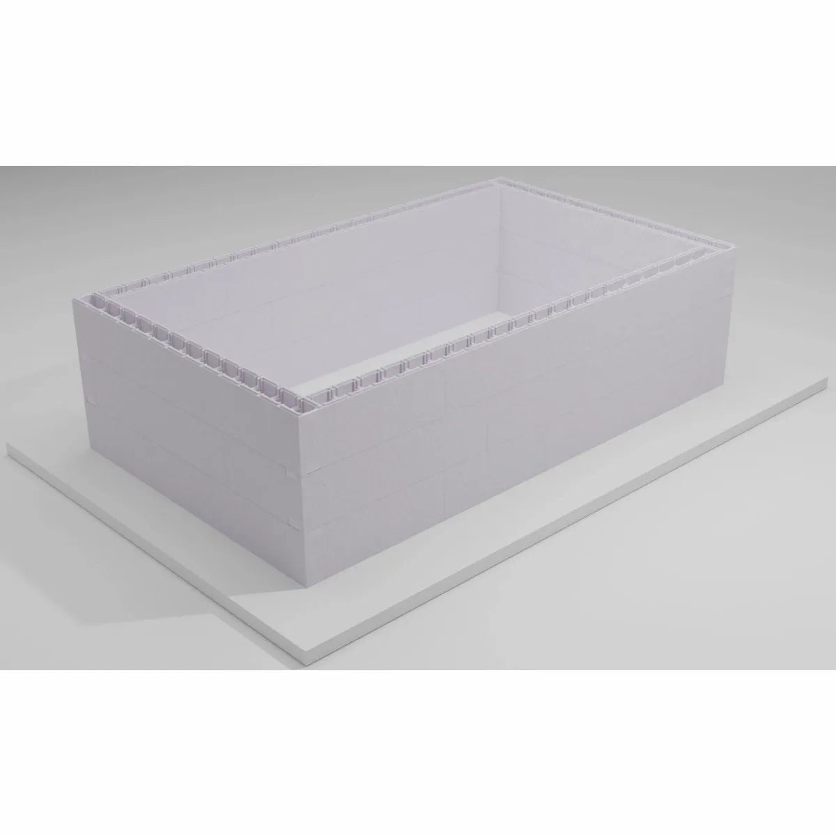 High Density Polystyreen zwembad zelfbouwpakket - 10,00 x 5,00 x 1,50 m - Azzura Pool