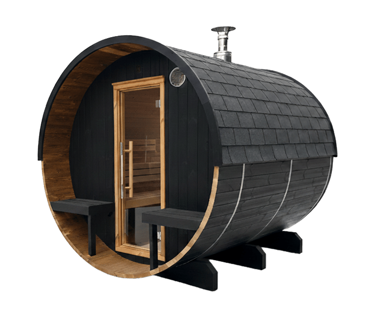 Holl's Onyxia Barrel Thermohout Sauna – Luxe buitensauna voor 6 personen - Azzura Pool