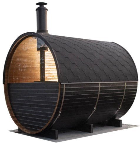 Holl's Onyxia Barrel Thermohout Sauna – Luxe buitensauna voor 6 personen - Azzura Pool