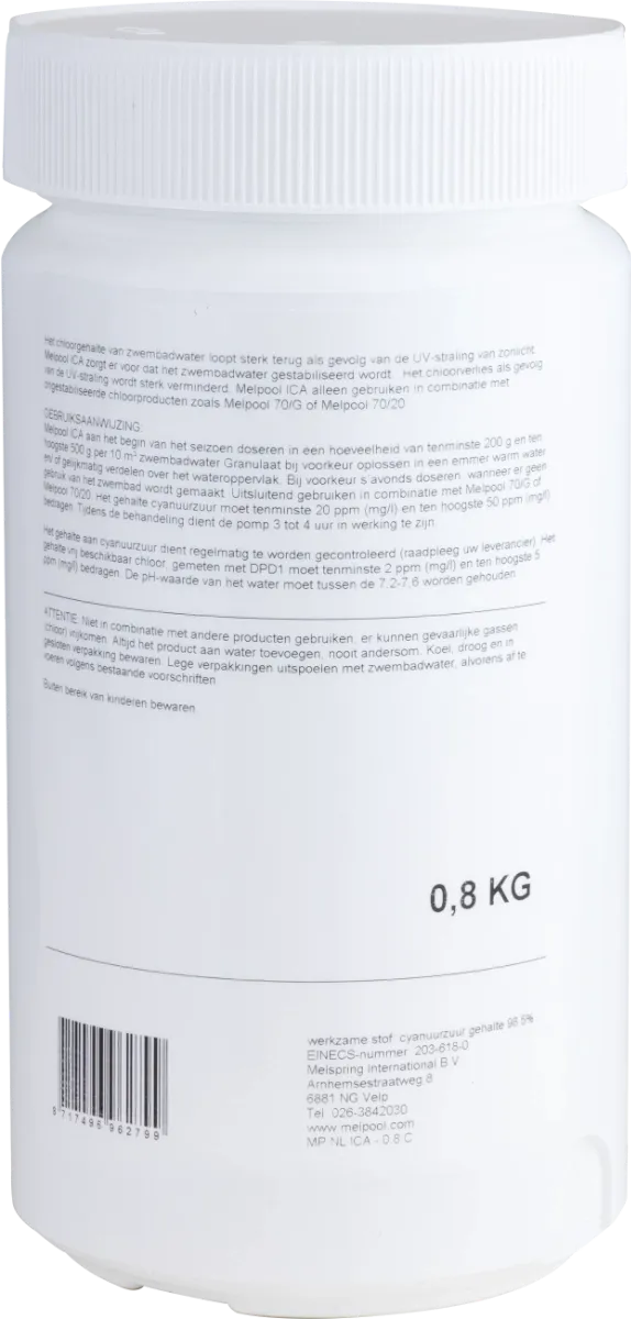 Stabilisateur de chlore ICA 0,8 kg
