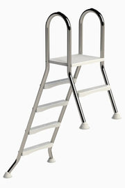IDEAL A-frame RVS Zwembadtrap 1 + 4 treden – AISI 304 - Azzura Pool