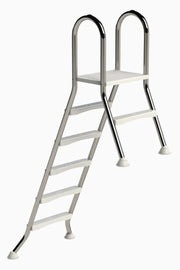 IDEAL A-frame RVS Zwembadtrap 1 + 5 treden – AISI 304 - Azzura Pool
