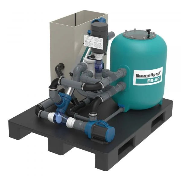 AquaForte Beadfilter EB-50 Komplettes Filtersystem