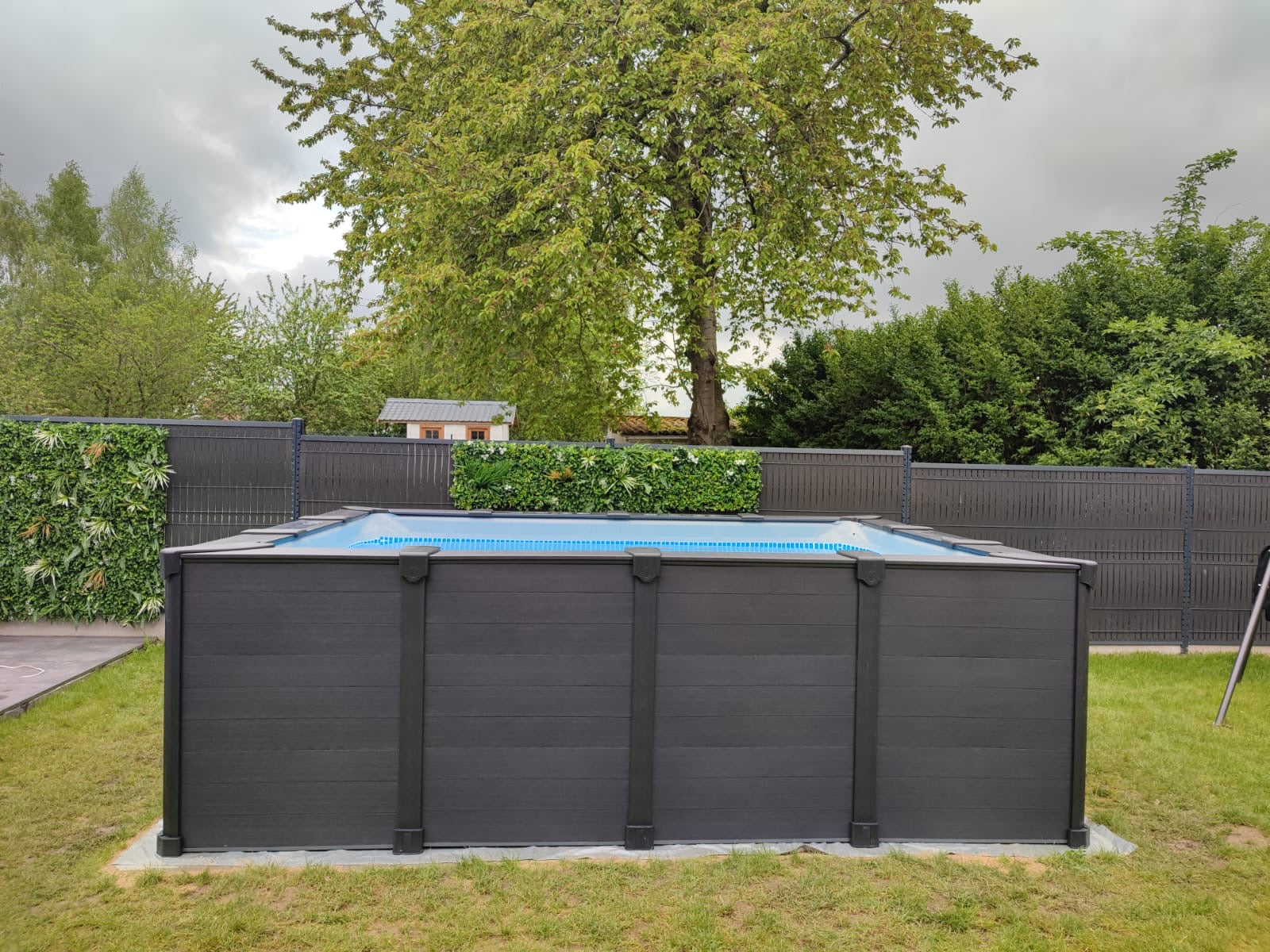 Intex Graphite Panel Pool 400 cm x 300 cm x 124 cm