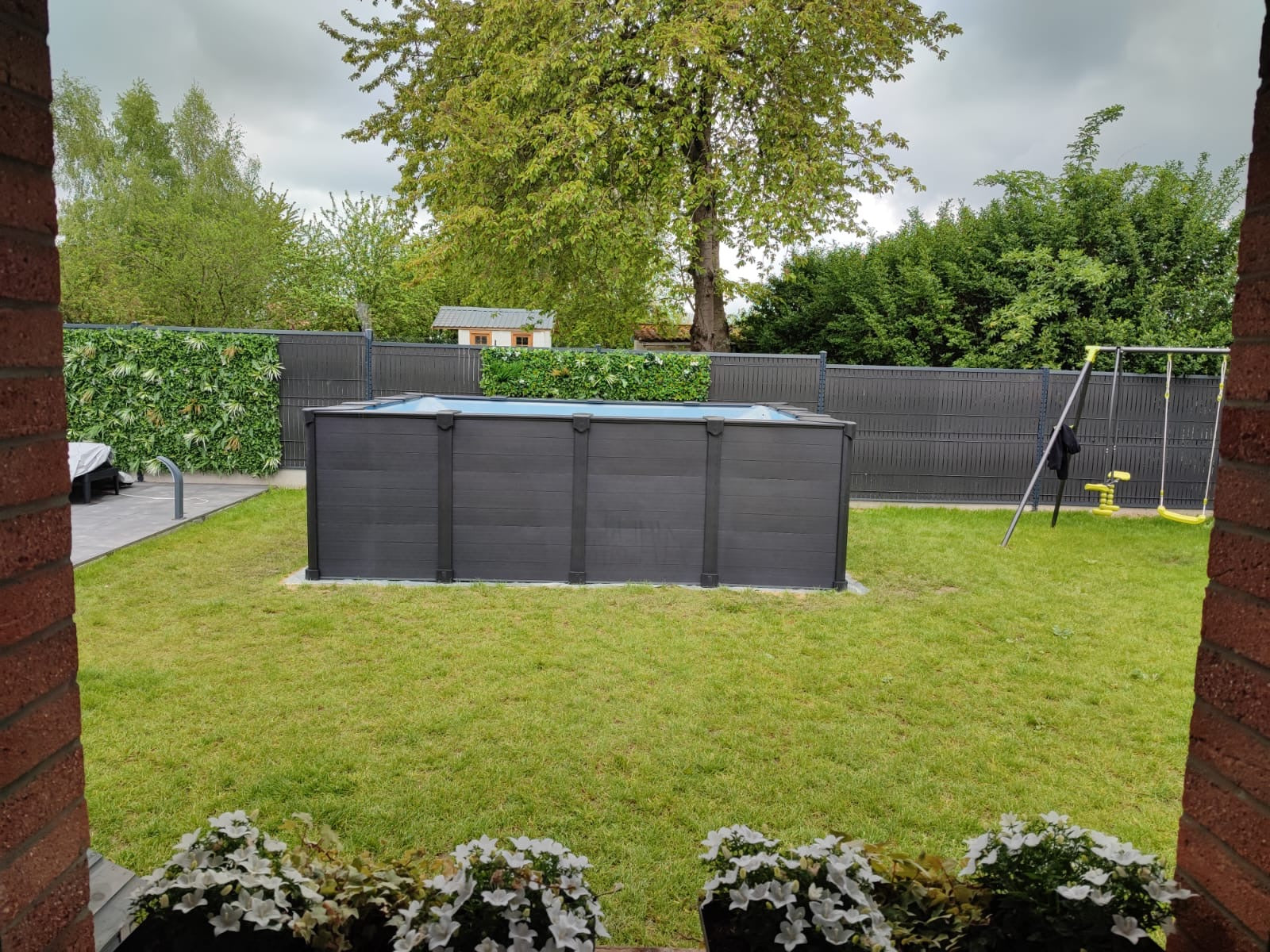 Intex Graphite Panel Pool 400 cm x 300 cm x 124 cm