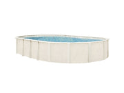 Interline Century metalen zwembad ovaal 610 cm x 360 cm x 132 cm compleet pakket - Azzura Pool