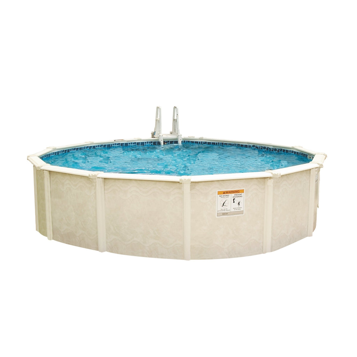 Interline Century metalen zwembad rond Ø 360 cm x 132 cm compleet pakket - Azzura Pool