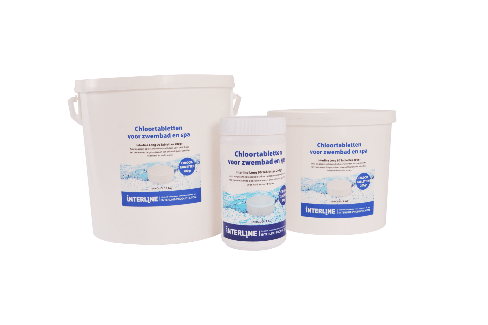 Interline Chloortabletten 1 kg (200 gram) - Azzura Pool