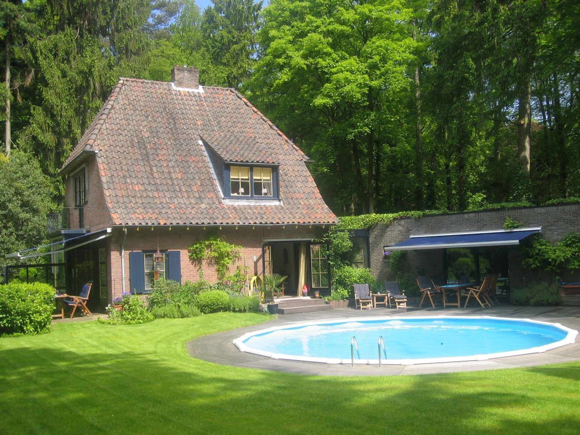 Interline Diana metalen zwembad rond Ø 550 cm x 132 cm compleet pakket - Azzura Pool