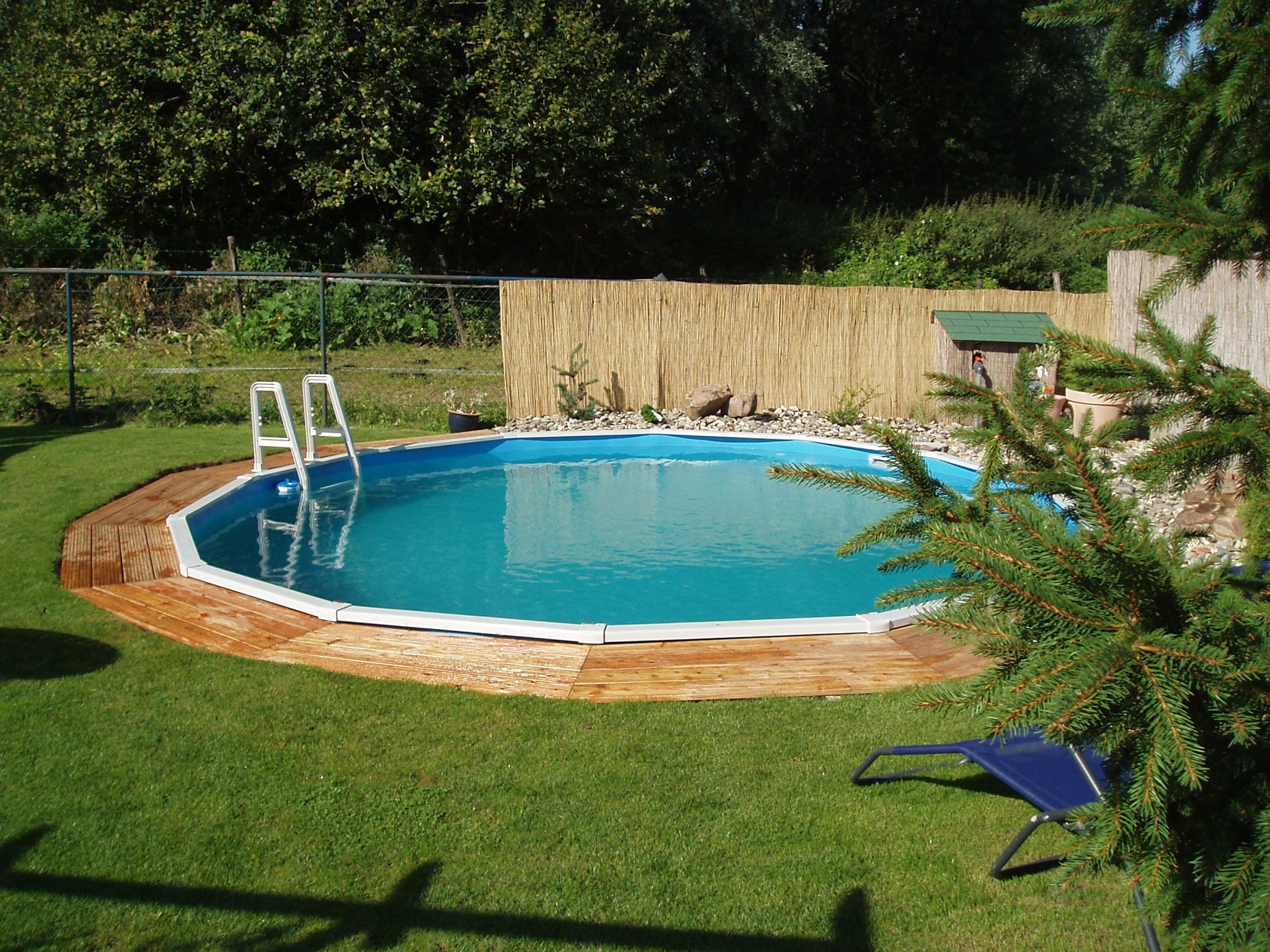 Interline Diana metalen zwembad rond Ø 550 cm x 132 cm compleet pakket - Azzura Pool