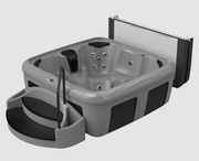 Interline Luxe Spa Pakket - Trap, Plantenbak & Cover Lift - Azzura Pool