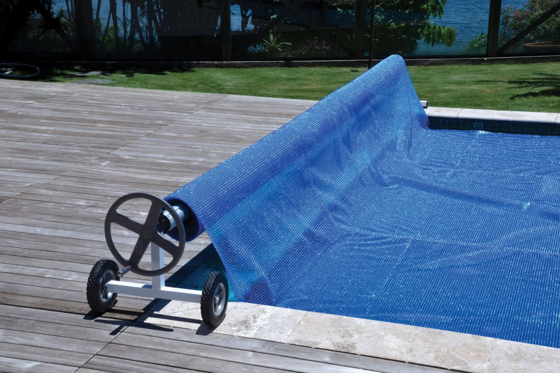Interline Opwikkelrol verrijdbaar voor baden van 330 - 660 cm - Azzura Pool
