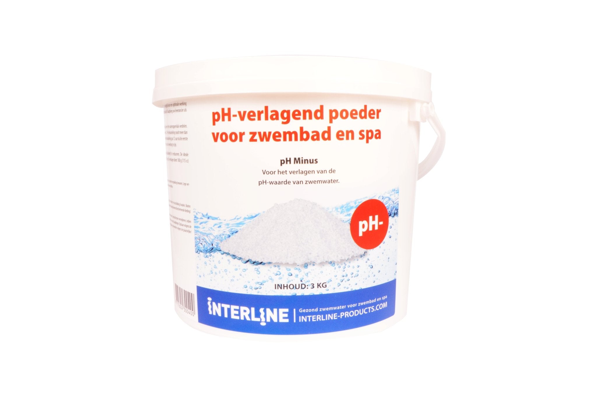 Interline pH minus poeder 3 kg - Azzura Pool