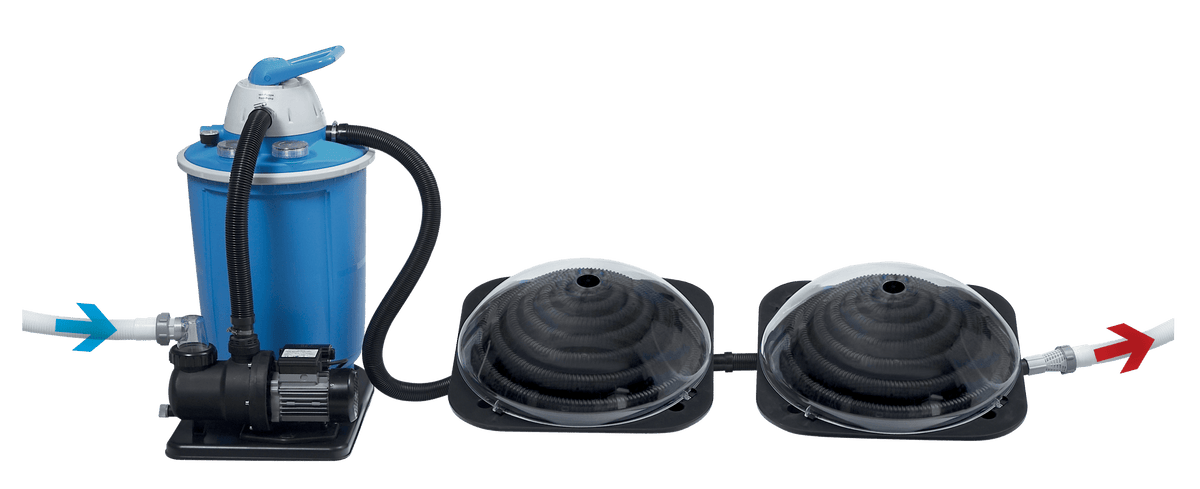 Interline Solar Heater Dome 5L Zwart - Azzura Pool