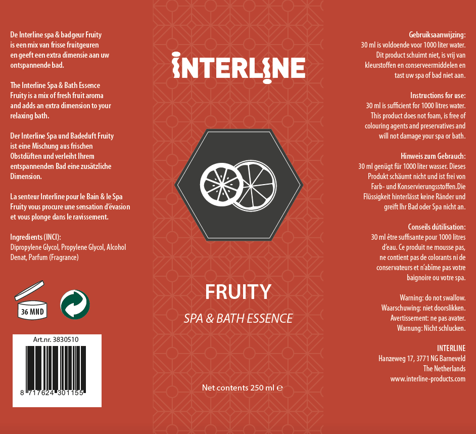 Interline Spageur - Fruity - 250 ml - Azzura Pool
