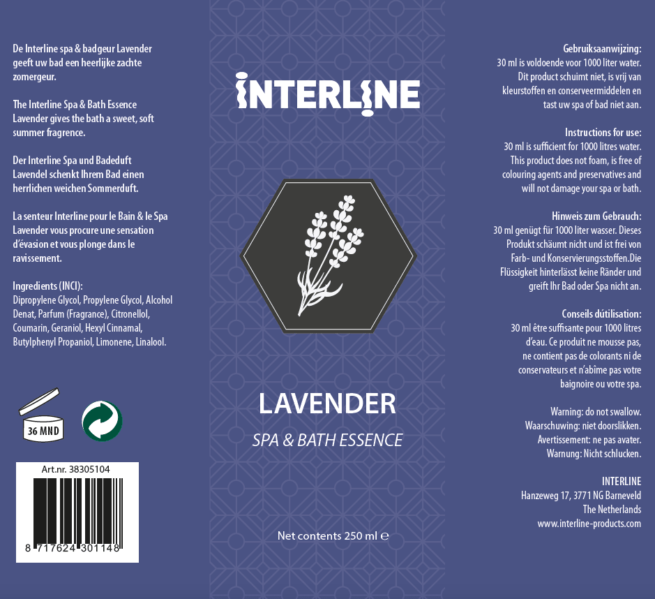 Interline Spageur - Lavender - 250 ml - Azzura Pool