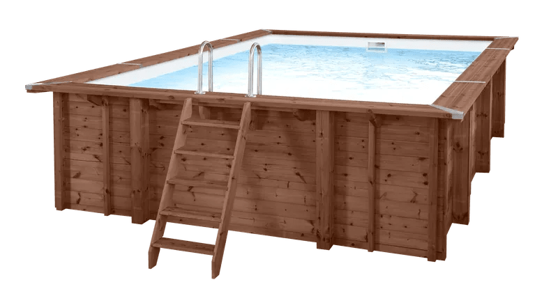 Interline Sumatra rechthoek 600 x 300 x 138 cm - Azzura Pool