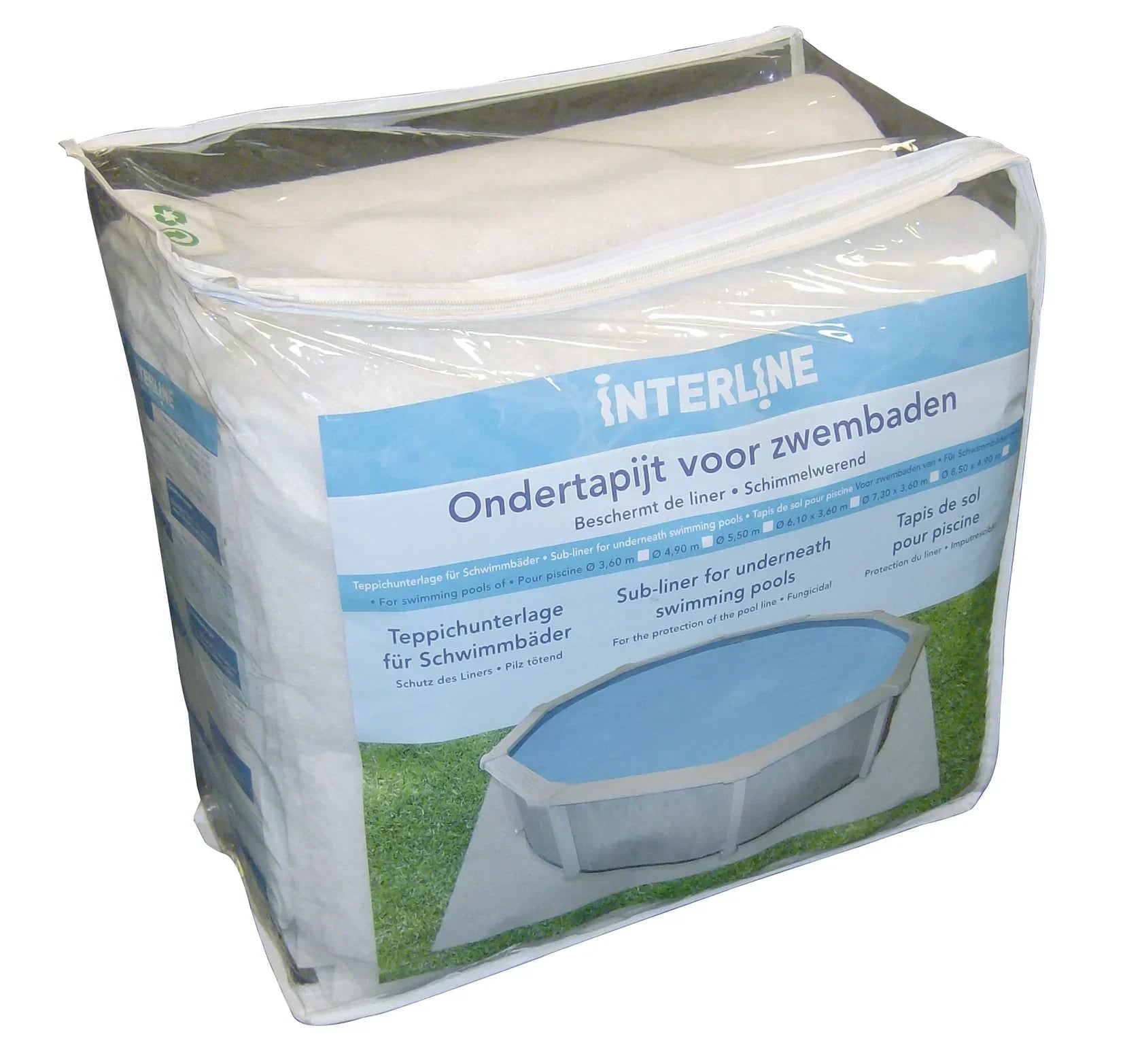 Interline Sunlake metalen zwembad rond Ø 550 cm x 132 cm compleet pakket - Azzura Pool