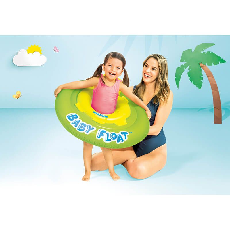 Intex Baby Float 76 cm Drijfband Leeftijd 1-2 jaar - Groen - Azzura Pool