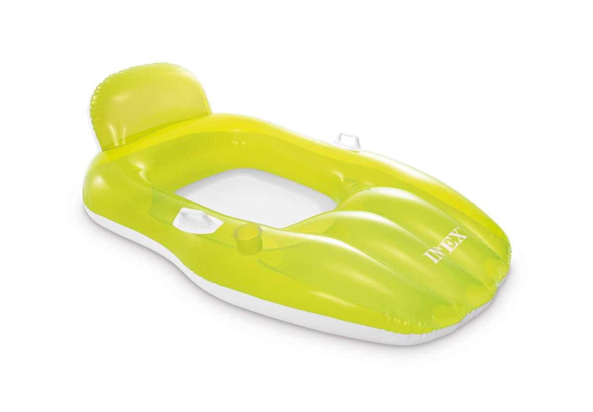 Intex Chill 'N Float luchtmatras 163cm x 104cm - Groen - Azzura Pool