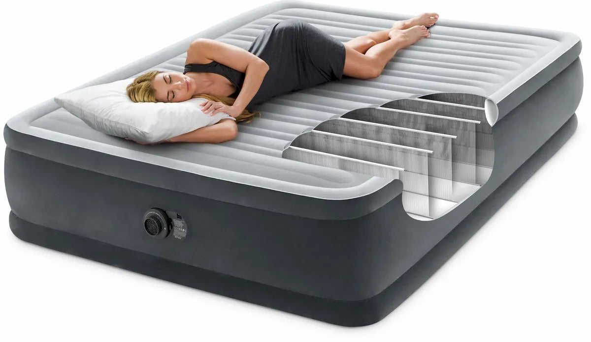 Intex Comfort Plush Hoog luchtbed - Queensize (152 cm) - Azzura Pool