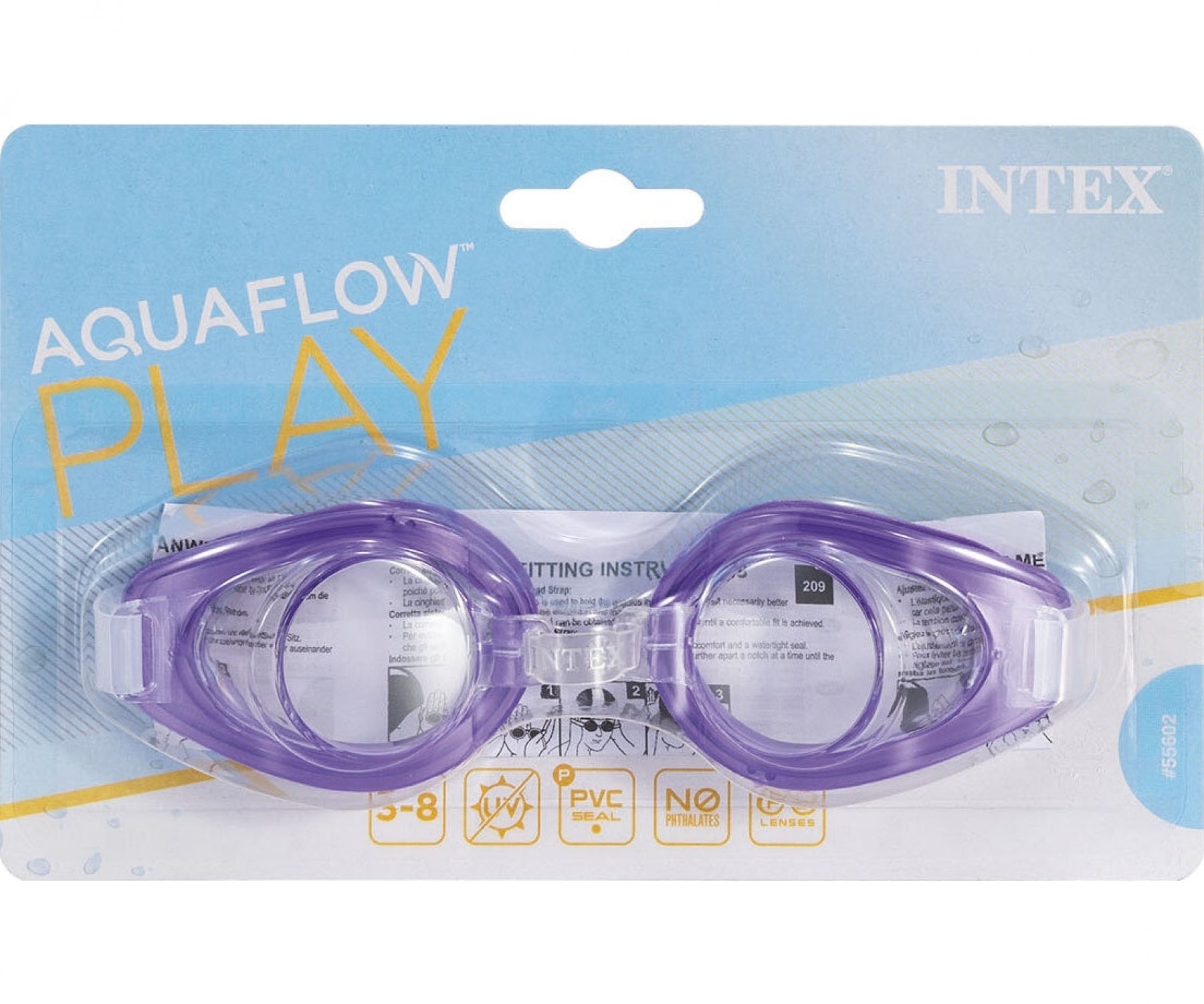 Intex Duikbril - Paars - Azzura Pool