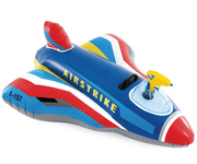 Intex opblaas vliegtuig met waterpistool 117 cm - Blauw - Azzura Pool