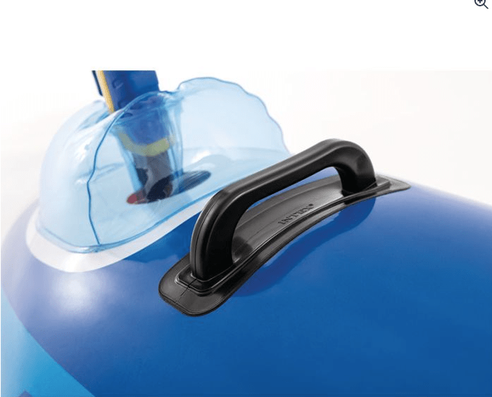 Intex opblaas vliegtuig met waterpistool 117 cm - Blauw - Azzura Pool