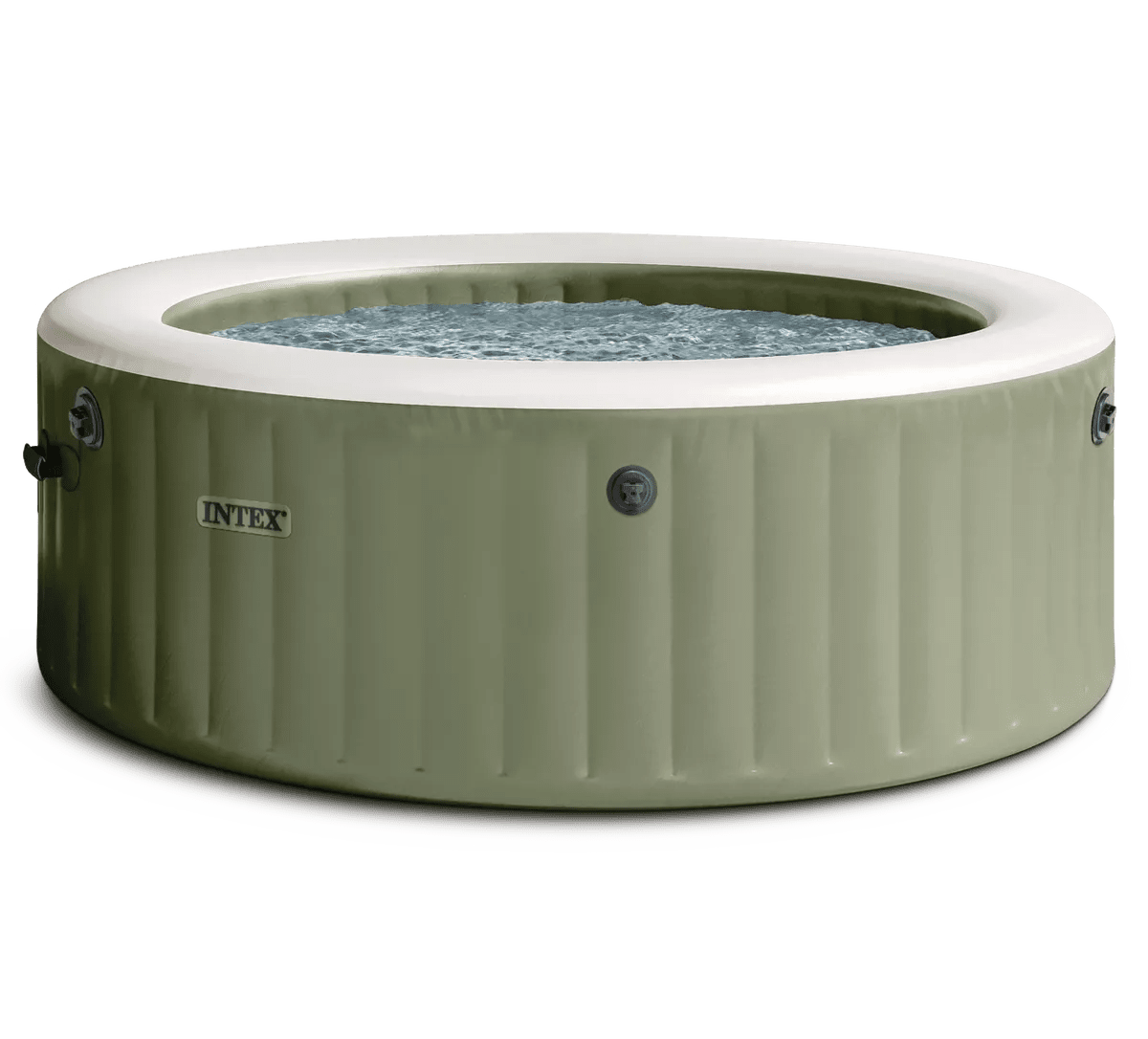 Intex Pure Spa Bubble Massage Olive Green – 4‑persoons - Azzura Pool