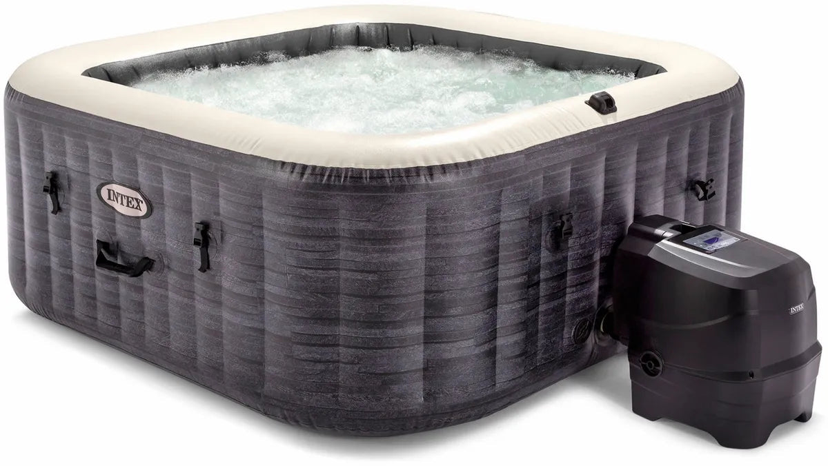 Intex Pure Spa Greystone Deluxe opblaasbare spa - 6 persoons - Azzura Pool