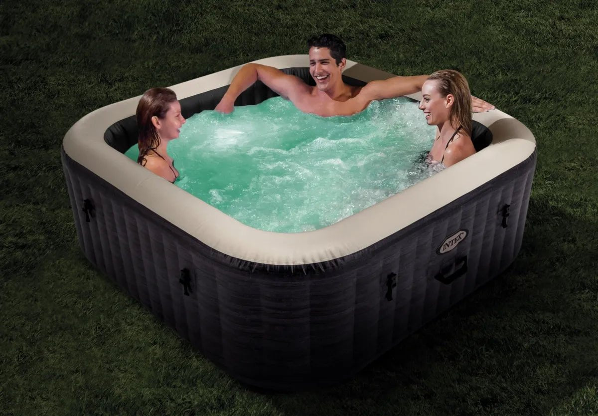 Intex Pure Spa Greystone Deluxe opblaasbare spa - 6 persoons - Azzura Pool