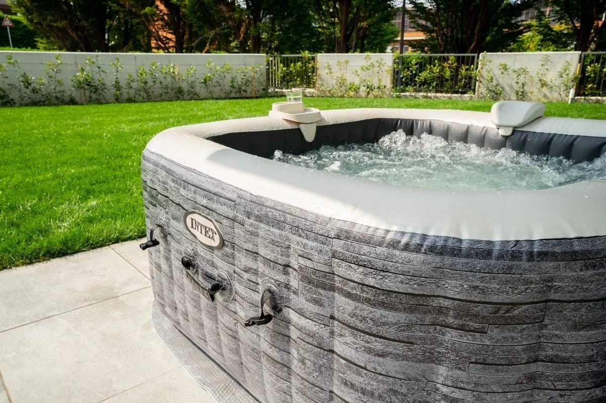Intex Pure Spa Greystone Deluxe opblaasbare spa - 6 persoons - Azzura Pool