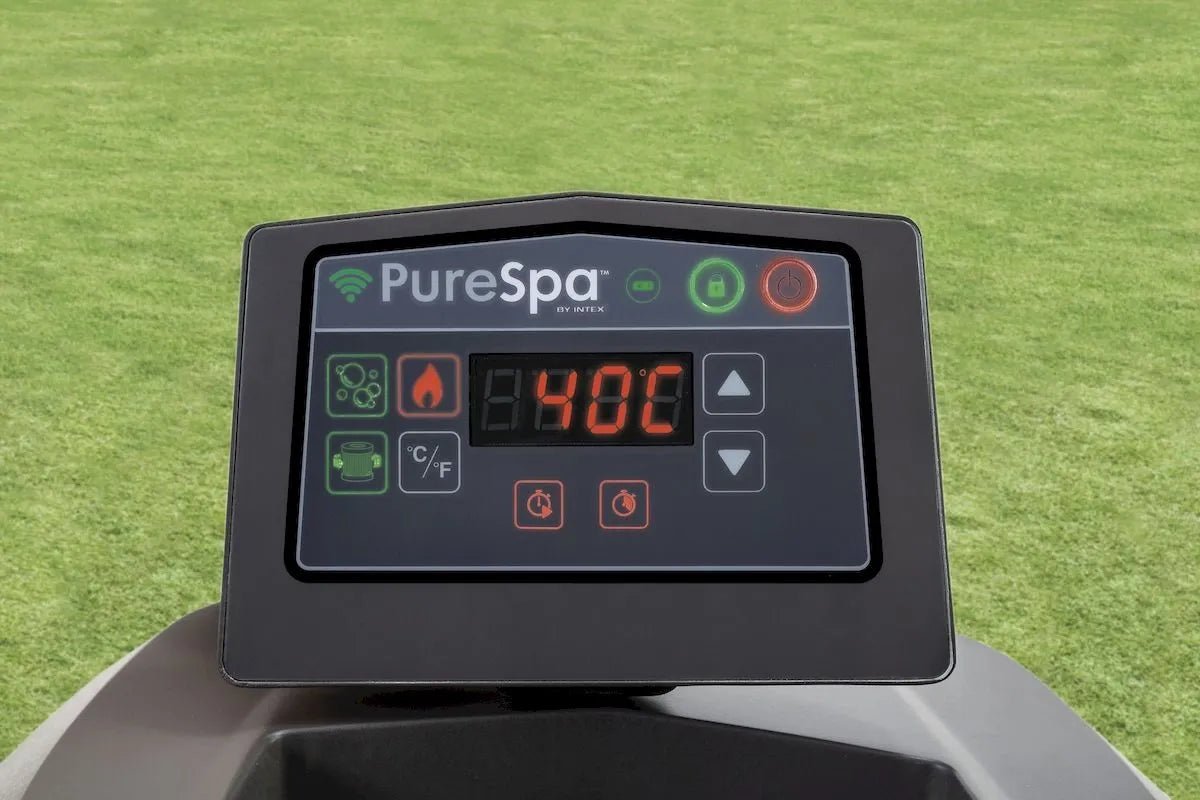 Intex Pure Spa Greywood Deluxe opblaasbare spa - 6 persoons - Azzura Pool