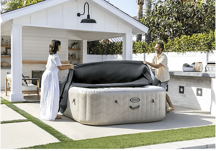 Intex Pure spa isolerende beschermhoes - 196 cm x 196 cm - Azzura Pool
