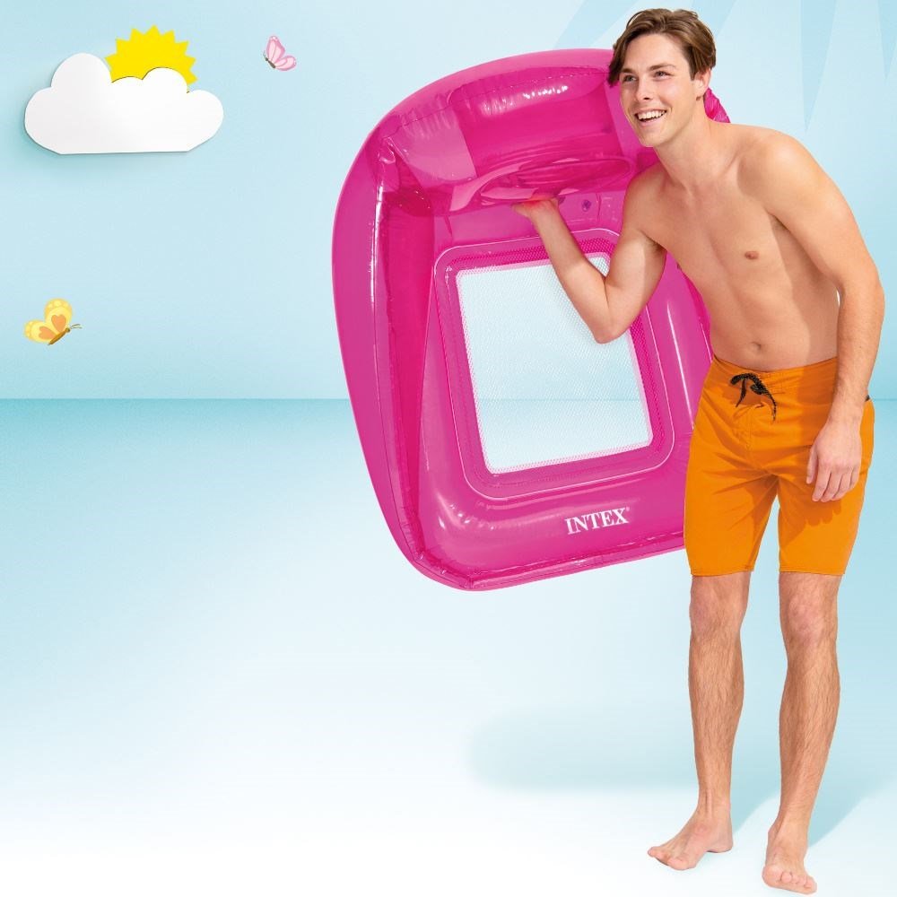 Intex transparante lounge - Roze - Azzura Pool