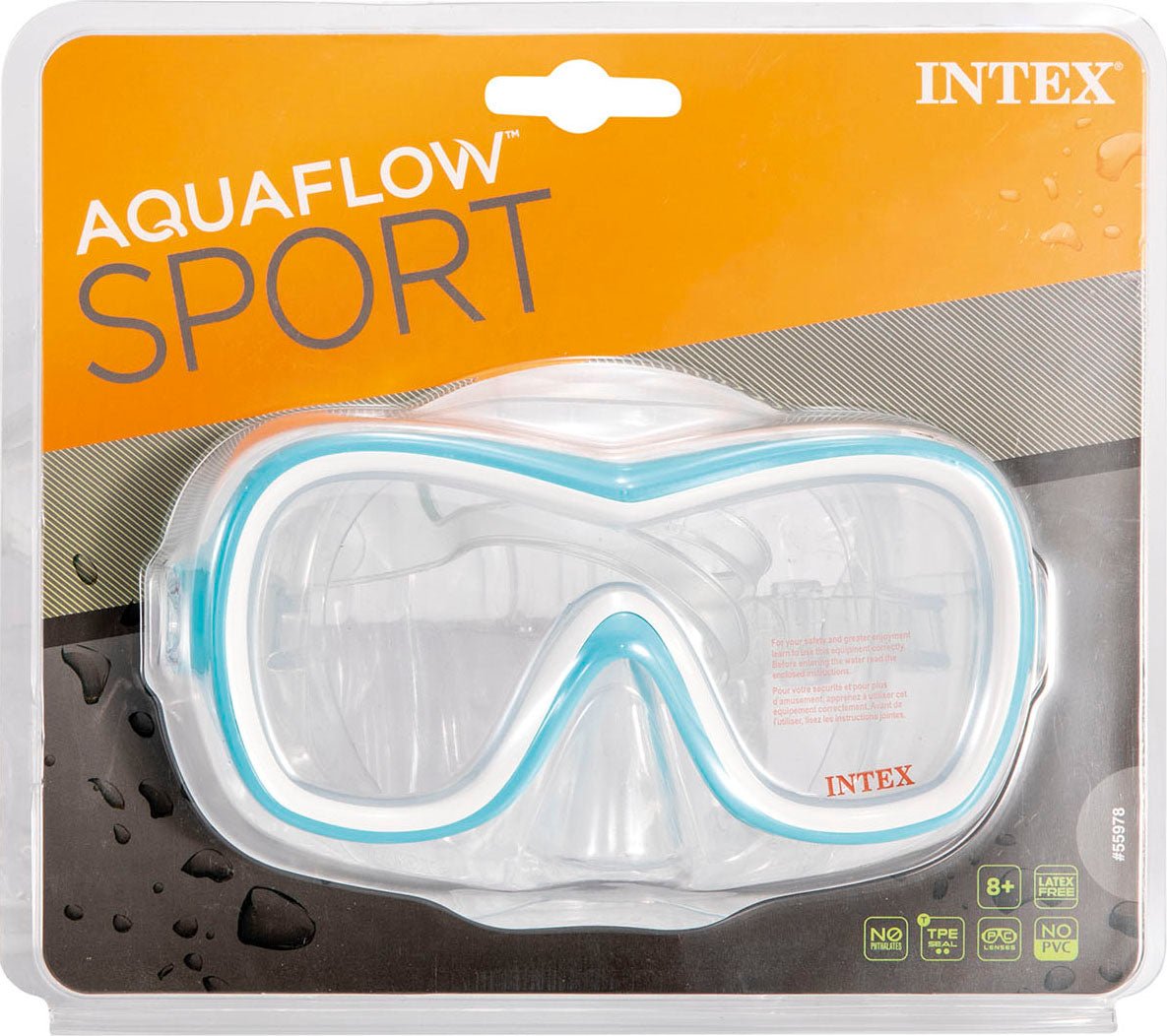 Intex Wave Rider duikbril - Blauw - Azzura Pool