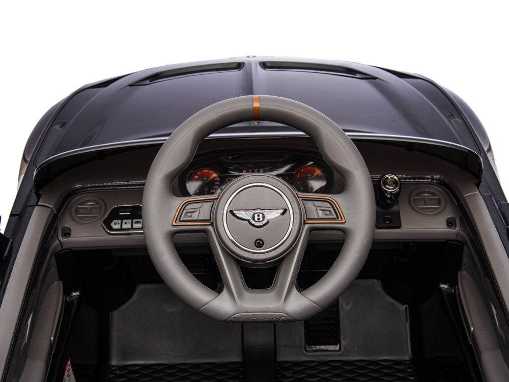 Bentley Bacalar, 12 Volt Elektrische Kinderauto, Leder Zitje, Rubberen Banden En Meer.